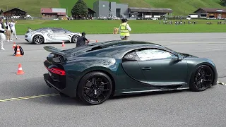 1500HP Bugatti Chiron Sport vs 1200HP Bugatti Veyron Grand Sport Vitesse L'Or Blanc