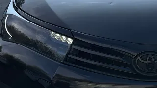 Toyota Corolla e170 Установка 2-х пар Bi-led модулей (линз)