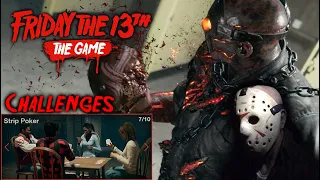 Friday the 13th the game - Gameplay 2.0 - Challenge 7 - Savini Jason