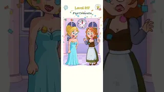 DOP 3 LEVEL 317 || find cinderella #dop3#gameplay#games#shorts