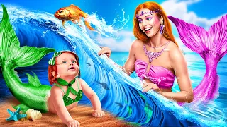 ¡Cómo Convertirse en Sirena! Fui Adoptado por una Familia de Sirenas