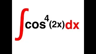 integral of cos^4(2x)