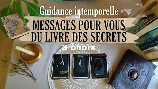 Messages pour vous  du livre des secrets  ✨3 choix✨🗞️ Intemporel