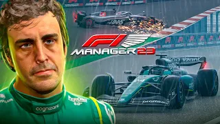 МНОГО ОШИБОК И ДОЖДЬ В ГОНКЕ - F1 Manager 2023 #20