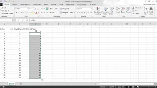 How to Create Serial Number in Different Ways Excel