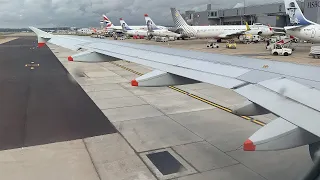 FAST TAKEOFF | British Airways A320 Takeoff from London Gatwick Airport