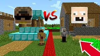 🤨Qishloqni BOBOY VA MILLIONER 2 ga boʻlib olishdi | Minecraft