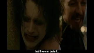 Victor Frankenstein hunch back removal scene