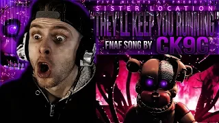 Vapor Reacts #573 | [FNAF SFM] FNAF SISTER LOCATION SONG "They'll Keep You Running" by CK9C REACTION