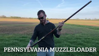 Civil War Era Black Powder Pennsylvania Muzzleloader Rifle .36 Caliber Test Fire Standard Arms Ohio