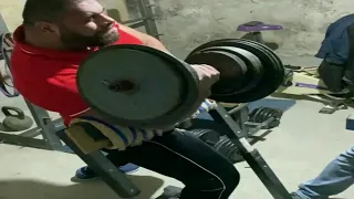 Levan Saginashvili 105 kg Dumbbell Curl