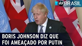 Boris Johnson diz que Putin o ameaçou com ataque de mísseis | SBT Brasil (30/01/23)