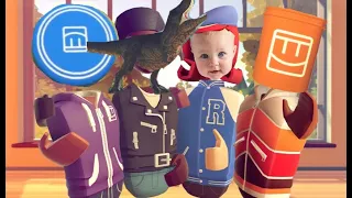 Toddler plays Rec Room