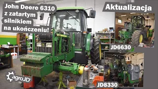 JD 6310SE na finishu 🔚, składamy 6630 🚜 po crashteście, 8330 zyskał... kolejny lewarek pod sobą 🔧💪