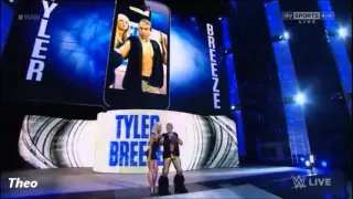 WWE Tyler Breeze entrance with (Summer Rae) 2015