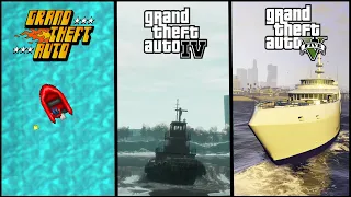 ЭВОЛЮЦИЯ ВОДНОГО ТРАНСПОРТА В СЕРИИ ИГР GTA (1997-2023)