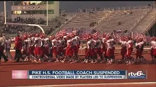 Pike HS head football coach suspended after video goes viral