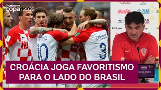 TÉCNICO da CROÁCIA diz que BRASIL é o MELHOR TIME dessa COPA: 'Há perigo por todos os lados'