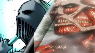 Attack on Titan Chapter 103 WarHammer Titan vs Colossal Titan Who Would Win?