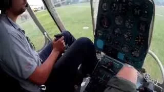 HA-HSF, Kamov Ka-26 - cross country flight (cockpit video)