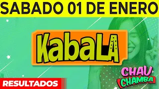 Resultado de kabala y Chau Chamba del Sábado 1 de Enero del 2022