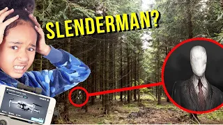 MON DRONE A CAPTURÉ LE VRAI SLENDERMAN !!! *il existe*