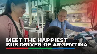 Meet the happiest bus driver of Argentina | ABS-CBN news