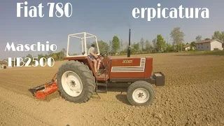 [GoPro] Fiat 780- Maschio HB 2500- erpicatura- harrowing