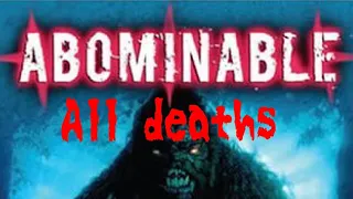 All deaths in Abominable (2006) [Kill Count]