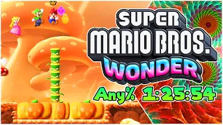 [WR] Super Mario Bros. Wonder Any% Speedrun in 1:25:54