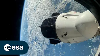 Undocking of Axiom 3 Mission with Marcus Wandt