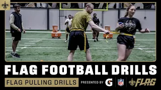 Flag Pulling Drills | NFL Flag Football Drills