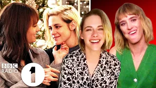 "We called *you*!" Happiest Season's Kristen Stewart and Mackenzie Davis on their Christmassy romcom