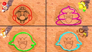 Mario Party Super Stars Minigames - Mario Vs Yoshi Vs Daisy Vs Wario (Master Difficulty)