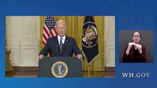 President Biden's Remarks on Russia's Unprovoked and Unjustified Attack on Ukraine