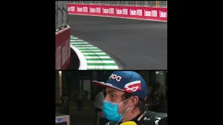 Fernando Alonso Reaction (Max Verstappen Crash - Saudi Arabia GP 2021/Q3) 16:9 NotShortNotVertical