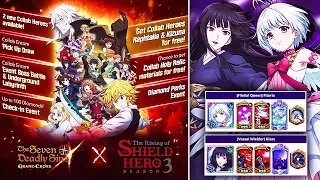 RISING OF THE SHIELD HERO IS FINALLY HERE!!! FREE KIZUNA & GEMS! Global Patch Notes! 7DS Grand Cross