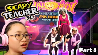 Scary Teacher 3D HALLOWEEN CHAPTER 7? - Gameplay Walkthrough Part 8 - Let's Play Scary Teacher 3D!!!