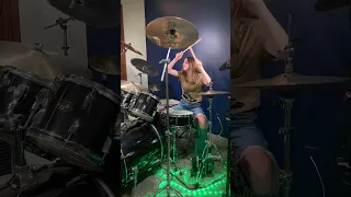 Skillet - Sick of It (Drum Cover / Drummer Cam) Played LIVE by Teen Drummer   #Shorts