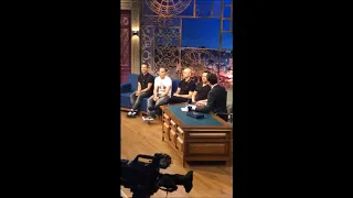 Simple Plan no The Noite com Danilo Gentili (backstage - 28.05.18)