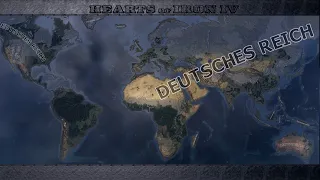 Deutsches Reich 100% World Conquest Speedrun "Weltrekord" | Hearts of Iron 4 Deutsch