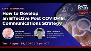 Webinar: How to develop an effective Post COVID communications strategy