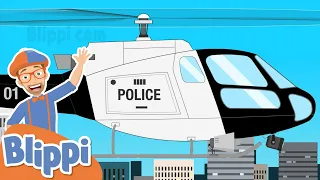 Police Helicopter Song｜Blippi｜Children's Music｜Trucks For Kids｜Gecko's Songs