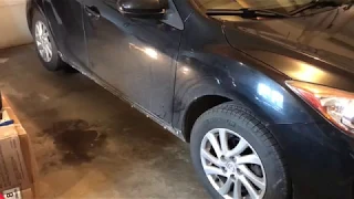 Mazda 3  - factory side skirt re-instalation