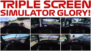 My triple monitor settings for all of the current Racing Simulators!