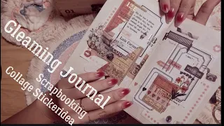 빈티지다꾸 ASMR🎧 가을 느낌 물씬 감성다꾸 journaling |scrapbooking | relaxing soundsㅣコラージュジャーナル日記ㅣ拼贴日志日记