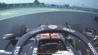 Onboard - Max Verstappen hit by Bottas - Hungary GP 2021