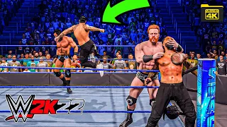 WWE 2K22 - The Usos vs Drew McIntyre & Sheamus — Undisputed WWE Tag Team Title Match GAMEPLAY