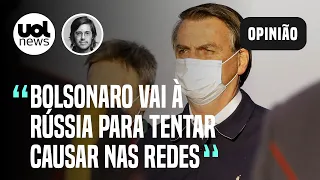 Viagem de Bolsonaro à Rússia mostra 'completo isolamento' do Brasil, avalia Joel Pinheiro