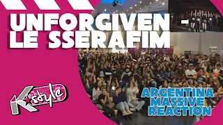 LE SSERAFIM 'UNFORGIVEN' MASSIVE MV REACTION // 르세라핌 리액션 아르헨티나